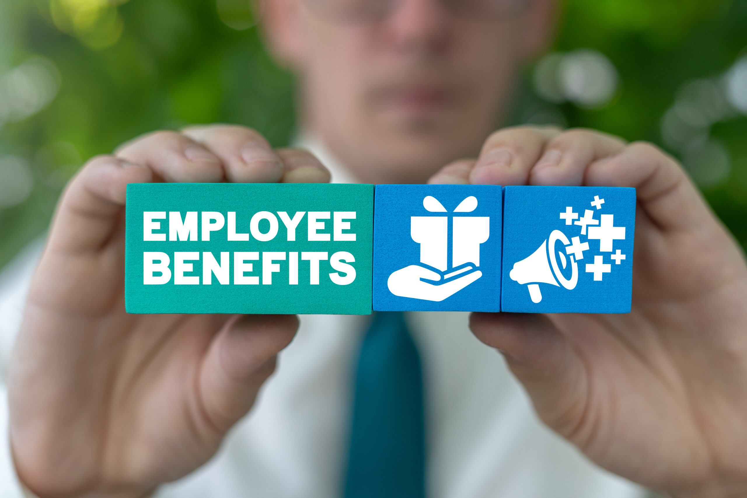 Employee Benefits Business Job Career Concept.